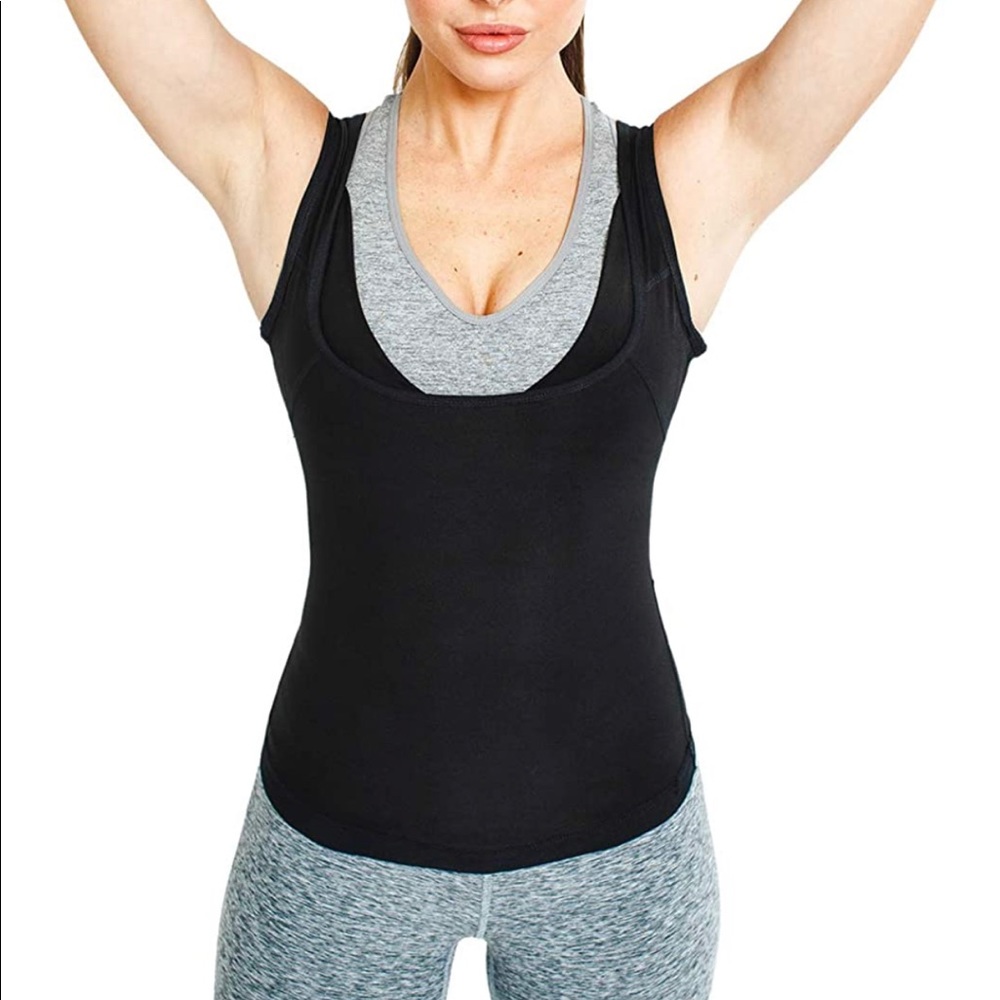 SWEAT SHAPER Sauna Fitted Tank Top S/M